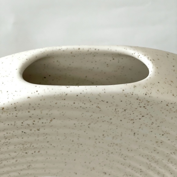 Sporvil Ikebana Round Donut Ceramic Vase Portugal - Picture 2 of 3